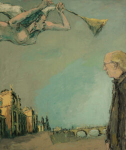 Maler Johannes Heisig, Öl auf Leinwand, 2016